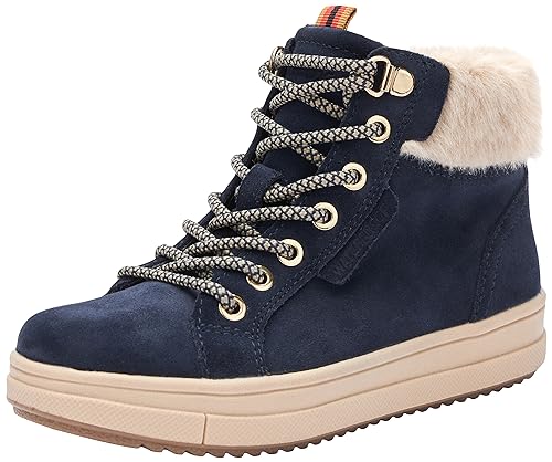 Geox J Rebecca Girl WPF A Sneaker, DK Navy, 33 EU von Geox