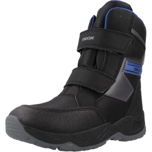 Geox J SENTIERO Boy B ABX Ankle Boot, Black Royal, 35 EU von Geox