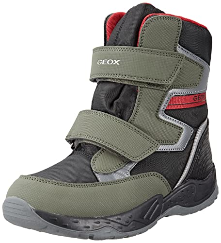 Geox Jungen J Sentiero Boy B Abx Stiefeletten, Dk Green Red, 38 EU Geox Jungen J Sentiero Boy B Abx Stiefeletten, Dk Green Red, 38 EU von Geox