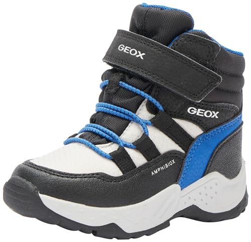 Geox J SENTIERO Boy B ABX Ankle Boot, Lt Grey Royal, 32 EU von Geox