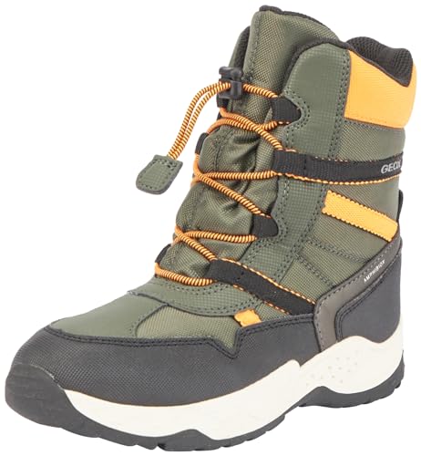 Geox J SENTIERO Boy B ABX Ankle Boot, Military Orange, 26 EU Geox J SENTIERO Boy B ABX Ankle Boot, Military Orange, 26 EU von Geox