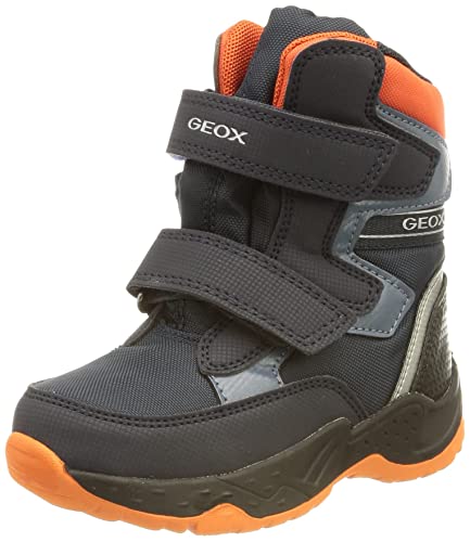 Geox Jungen J Sentiero Boy B Abx Stiefeletten,31 EU,Navy Orange von Geox