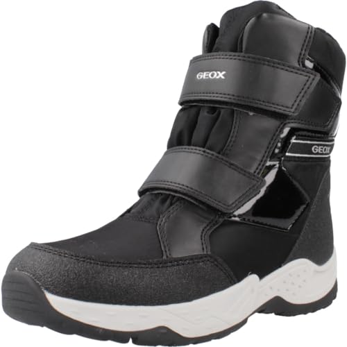 Geox J SENTIERO Girl B AB Ankle Boot, Black, 26 EU von Geox