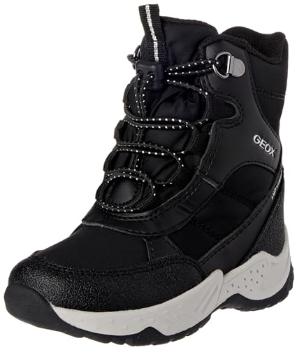 Geox J SENTIERO Girl B AB Ankle Boot, Black, 32 EU von Geox