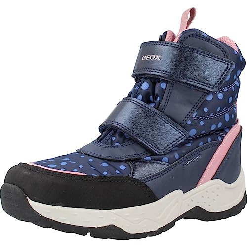 Geox Mädchen J Sentiero Girl B Ab Stiefeletten , Navy Pink , 24 EU von Geox