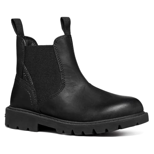 Geox J SHAYLAX Boy A Chelsea Boot, Black, 34 EU von Geox