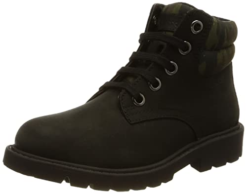 Geox Jungen J Shaylax Boy B Stiefeletten, Black Mimetic, 31 EU von Geox