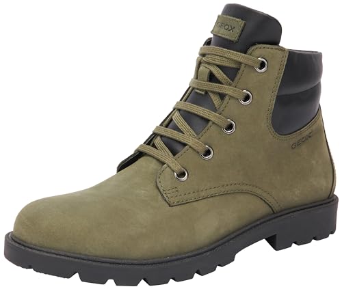 Geox J SHAYLAX Boy Ankle Boot, DK Green/Black, 38 EU Geox J SHAYLAX Boy Ankle Boot, DK Green/Black, 38 EU von Geox