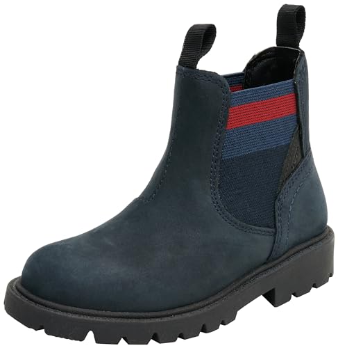 Geox J SHAYLAX Boy Ankle Boot, Navy/RED, 38 EU von Geox