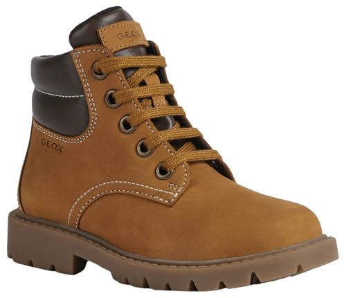 Geox J SHAYLAX Boy B Ankle Boot, Yellow/Brown, 37 EU von Geox