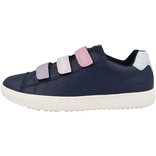 Geox Damen J SILENEX Girl Sneaker, Navy/Rose, 37 EU von Geox