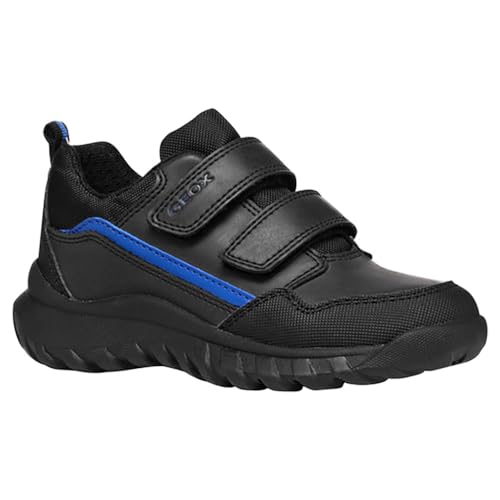 Geox J SIMBYOS Boy A Sneaker, Schwarz, 26 EU von Geox