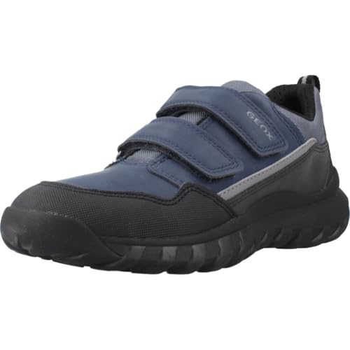 Geox J SIMBYOS Boy A Sneaker, blau, 33 EU von Geox