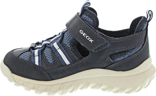 Geox J SIMBYOS Boy A Sneaker, Navy/AVIO, 38 EU von Geox