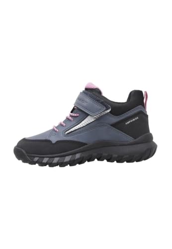 Geox J SIMBYOS Girl ABX A Sneaker, AVIO/Black, 25 EU Geox J SIMBYOS Girl ABX A Sneaker, AVIO/Black, 25 EU von Geox