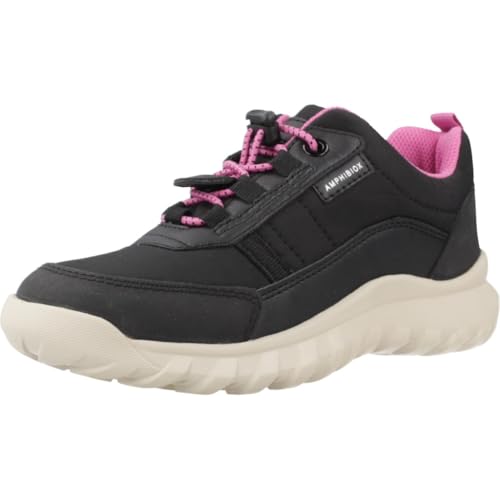 Geox J SIMBYOS Girl B ABX Sneaker, Schwarz, 36 EU von Geox