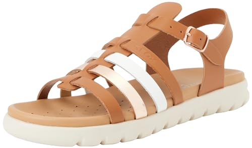 Geox J SOLEIMA Gir Sandal, Brandy/Copper, 32 EU von Geox