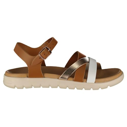 Geox J SOLEIMA Gir Sandal, Brandy/Copper, 35 EU von Geox