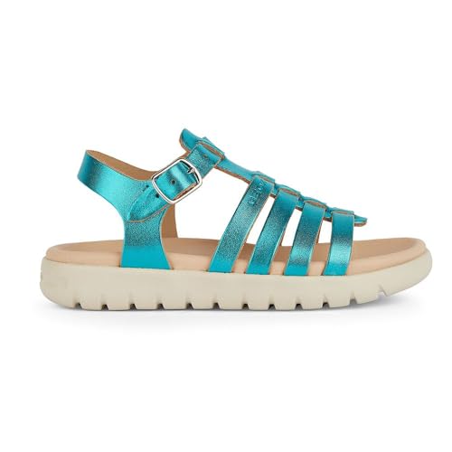 Geox J SOLEIMA Gir Sandal, Emerald, 27 EU von Geox