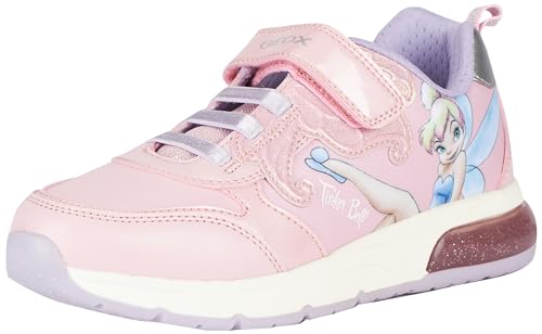 Geox J SPACECLUB Girl Sneaker, PINK/Lilac, 25 EU von Geox