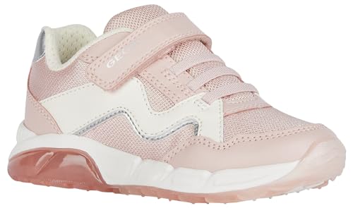 Geox J SPAZIALE Girl A Sneaker, LT Rose/LT Ivory, 30 EU von Geox