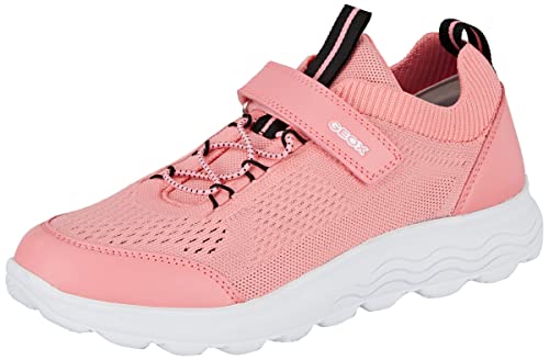 Geox J SPHERICA Girl Sneaker, Coral/Black, 38 EU Schmal Geox J SPHERICA Girl Sneaker, Coral/Black, 38 EU Schmal von Geox