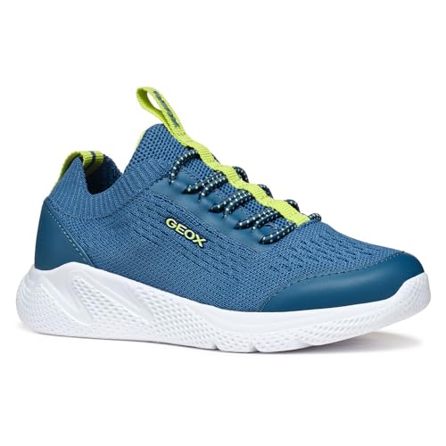 Geox J SPRINTYE Boy A Sneaker, Octane/Lt Green, 38 EU Geox J SPRINTYE Boy A Sneaker, Octane/Lt Green, 38 EU von Geox