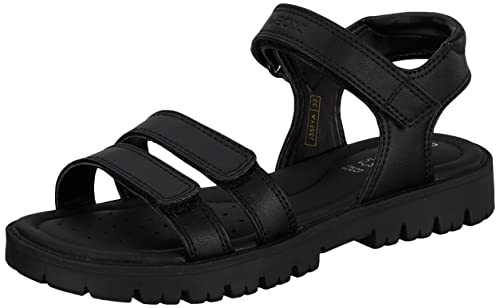 Geox J STARBLUSH G Sandal, Black, 28 EU von Geox