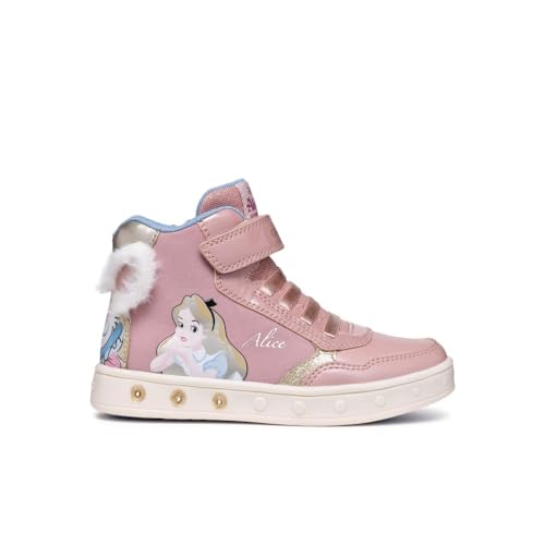 Geox J Skylin Girl G Sneaker, LT Rose/Platinum, 29 EU Geox J Skylin Girl G Sneaker, LT Rose/Platinum, 29 EU von Geox