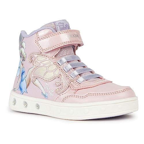Geox J Skylin Girl Sneaker, PINK/Lilac, 35 EU Geox J Skylin Girl Sneaker, PINK/Lilac, 35 EU von Geox