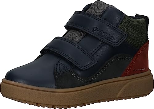 Geox J THELEVEN Boy B ABX Sneaker, Navy/Dark Grey, 26 EU von Geox