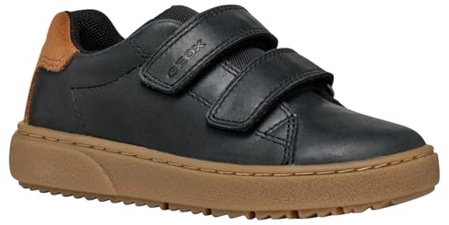 Geox Jungen J Theleven Boy D Sneaker, Schwarz, 39 EU von Geox