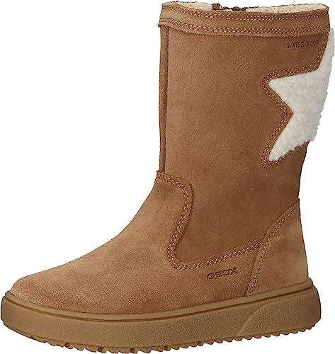 Geox J THELEVEN Girl WPF Ankle Boot, Whisky, 34 EU von Geox