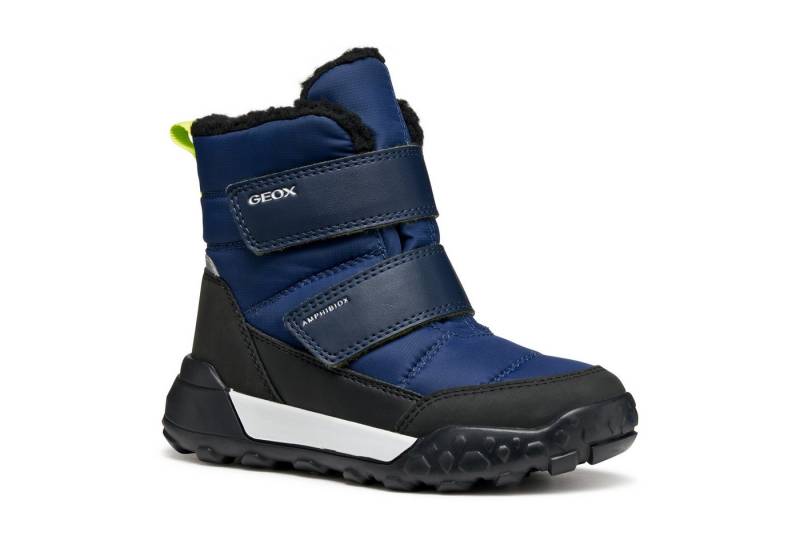 Geox J TREKKYUP BOY B ABX Winterstiefel Klettstiefel mit Warmfutter, Größenschablone zum Download von Geox
