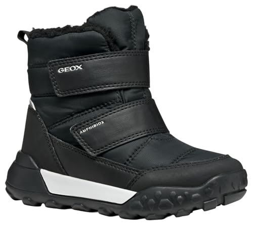 Geox J TREKKYUP Boy B ABX Ankle Boot, Black, 37 EU von Geox