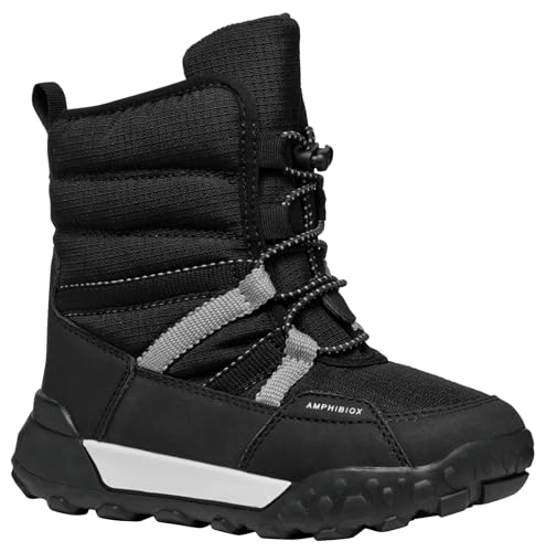 Geox J TREKKYUP Boy B ABX Snow Boot, Black, 30 EU von Geox