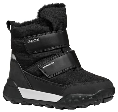 Geox J TREKKYUP Boy B ABX Snow Boot, Black, 32 EU von Geox