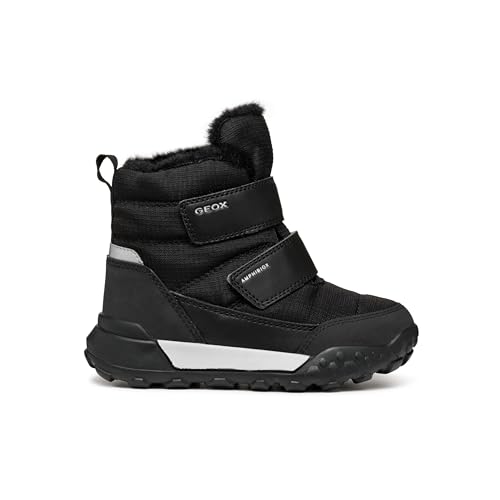 Geox J TREKKYUP Boy B ABX Snow Boot, Black, 37 EU von Geox