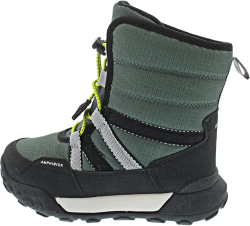 Geox J TREKKYUP Boy B ABX Snow Boot, Forest/Black, 24 EU von Geox
