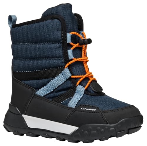 Geox J TREKKYUP Boy B ABX Snow Boot, Navy/Black, 32 EU von Geox