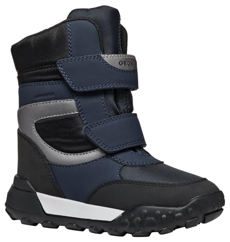Geox J TREKKYUP Boy B ABX Snow Boot, Navy/Silver, 26 EU Geox J TREKKYUP Boy B ABX Snow Boot, Navy/Silver, 26 EU von Geox