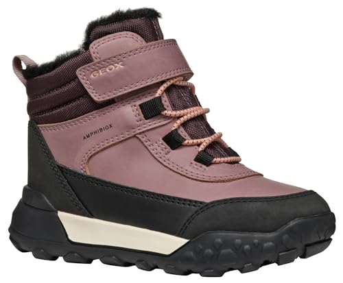 Geox J TREKKYUP Girl B AB Snow Boot, DK Rose, 26 EU Geox J TREKKYUP Girl B AB Snow Boot, DK Rose, 26 EU von Geox