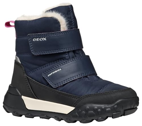 Geox J TREKKYUP Girl B AB Snow Boot, Navy, 25 EU von Geox