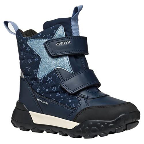 Geox J TREKKYUP Girl B AB Snow Boot, Navy/LT AVIO, 24 EU von Geox