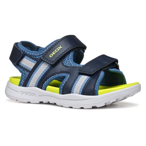 Geox J VANIETT Boy B Sandal, Navy/Lt Blue, 24 EU von Geox