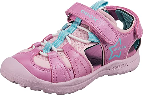 Geox Mädchen J Vaniett Girl Sandal, PINK/Aqua, 29 EU von Geox