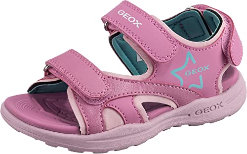 Geox Mädchen J VANIETT Girl Sandal, PINK/Aqua, 31 EU von Geox