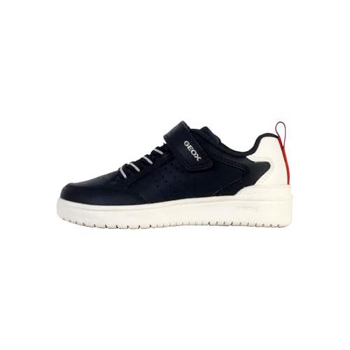 Geox J WASHIBA Boy A Sneaker, Navy/White, 24 EU von Geox