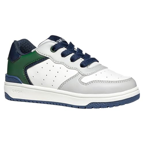 Geox Jungen J Washiba Boy B Sneaker, Grün, 28 EU von Geox