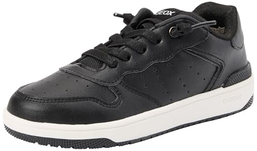 Geox Jungen J Washiba Boy B Sneaker, Schwarz, 34 EU von Geox